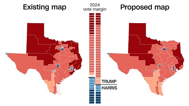 Republicans are looking to pass new congressional maps in a second 30-day special session.
Mandatory Credit:	CNN via CNN Newsource