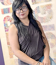 HCC Interior Design student Clariza Reyes. Photo by Donald Sparks