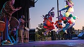 Elegba Folklore Society drummers and dancers perform at Abner Clay Park on Saturday, Aug. 16 during the group’s 34th Down Home Family Reunion, an annual celebration of African American folklife.