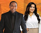 Stephen A. Smith and Molly Qerim host ESPN’s “First Take.” The show will visit four historically Black colleges and universities this fall, beginning Aug. 28 at Norfolk State University.