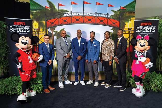 Coaches and representatives from historically Black colleges and universities
announced a new HBCU Hoops Invitational at Walt Disney World Resort in Florida. The
event, featuring men’s and women’s college basketball teams from HBCU programs, is
scheduled for Dec. 4-7 at the ESPN Wide World of Sports Complex.