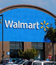 A Walmart store is shown in Oceanside, California on May 15. Walmart said August 21 that sales at US stores open for at least a year jumped 4.8%, and it gained market share across income groups, led by growth with upper-income households. The company also raised its sales outlook for the year.
Mandatory Credit:	Mike Blake/Reuters via CNN Newsource