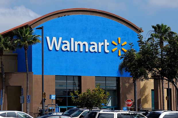 A Walmart store is shown in Oceanside, California on May 15. Walmart said August 21 that sales at US stores open for at least a year jumped 4.8%, and it gained market share across income groups, led by growth with upper-income households. The company also raised its sales outlook for the year.
Mandatory Credit:	Mike Blake/Reuters via CNN Newsource
