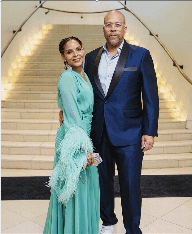 HAA Gala Co-Chairs Zsavon Butler and Nicholas Stuart