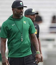 Norfolk State Football Coach Michael Vick