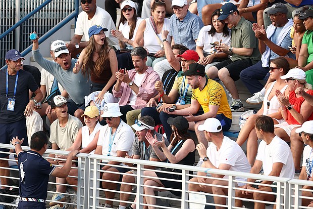 The crowd at the US Open is far louder than at other events, such as Wimbledon.
Mandatory Credit:	Maddie Meyer/Getty Images via CNN Newsource