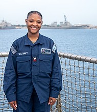 Petty Officer 1st Class Nia