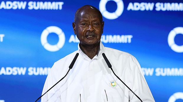 Ugandan President Yoweri Museveni has ruled the East African nation with an iron fist since 1986.
Mandatory Credit:	Ali Haider/EPA-EFE/Shutterstock via CNN Newsource