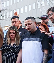 Kilmar Abrego Garcia is seen at prayer vigil in Baltimore, Maryland, on August 25.
Mandatory Credit:	Robyn Stevens Brody/Sipa/AP via CNN Newsource