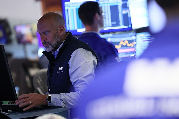 The S&P 500 has clinched 20 record highs this year. It also means stocks are relatively expensive.
Mandatory Credit:	Michael M. Santiago/Getty Images via CNN Newsource