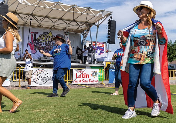 The 18th Annual Latin Jazz & Salsa Festival filled Midtown Green Saturday with live music from Edwin Ortiz y La … The 18th Annual Latin Jazz & Salsa Festival filled Midtown Green Saturday with live music from Edwin Ortiz y La …