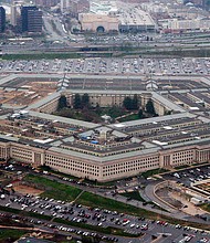 n this March 2008 file photo, an aerial view of the Pentagon is seen in Washington.
Mandatory Credit:	Charles Dharapak/AP/File via CNN Newsource