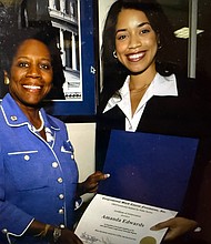 The Late Congresswoman Sheila Jackson Lee and Amanda Edwards