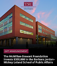 TSU McMillan Stewart Foundation’s Transformative $300,000 Gift