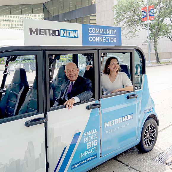 When you see a sleek all-electric shuttle zipping through Houston’s Second Ward, Third Ward, Downtown, Near Northside, or the Heights, …