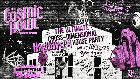 Get ready, Houston! Meow Wolf’s first-ever Cosmic Howl turns Radio Tave into an interdimensional Halloween party for one night only—live … Get ready, Houston! Meow Wolf’s first-ever Cosmic Howl turns Radio Tave into an interdimensional Halloween party for one night only—live …