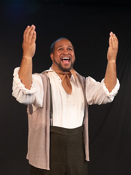 Jerold Solomon as Gabriel in the musical “Gabriel.”