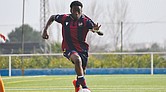 Terry Richard, 14, of Chesterfield, controls the ball during a youth soccer game. Richard is heading to Spain to train with Patacona CF in Valencia.