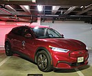 A City of Richmond hybrid vehicle sits in a garage as the city
receives NAFA’s Best Electric Vehicle Policies 2025 award.