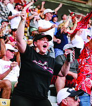 A record crowd packs The Diamond on Sunday as the Richmond Flying Squirrels close out the stadium’s 40-year history with the “Diamonds Aren’t Forever” Farewell Series.