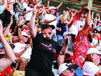 A record crowd packs The Diamond on Sunday as the Richmond Flying Squirrels close out the stadium’s 40-year history with the “Diamonds Aren’t Forever” Farewell Series.