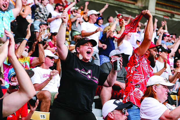 A record crowd packs The Diamond on Sunday as the Richmond Flying Squirrels close out the stadium’s 40-year history with the “Diamonds Aren’t Forever” Farewell Series.