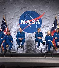 NASA announces its new class of astronaut candidates at Johnson Space Center in Houston on Monday. (Photo By NASA)