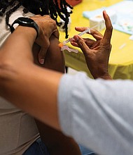 Vaccines are being administered at RPS schools on a rotating basis.