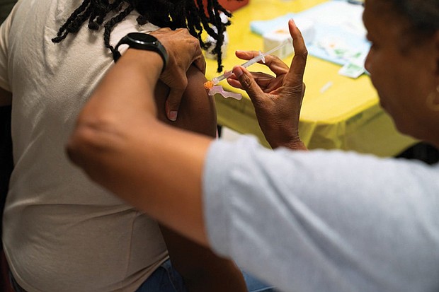 Vaccines are being administered at RPS schools on a rotating basis.