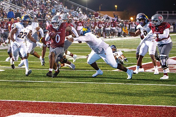 Virginia Union University defeated Johnson C. Smith University 28-10 in the Willard Bailey Classic on Saturday at Hovey Field.