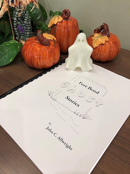 Discover the ghosts of Fort Bend! John C. Allwright’s classic “Fort Bend Ghost Stories” preserves more than 35 local hauntings …