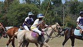 The Atlanta BEST Academy Polo Team competes against the Starr Creek Polo Club during the eighth annual Atlanta Polo Party last week.