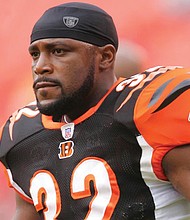 Former Cincinnati Bengals running back Rudi Johnson in
2006.