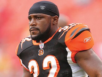 Former Cincinnati Bengals running back Rudi Johnson in
2006.