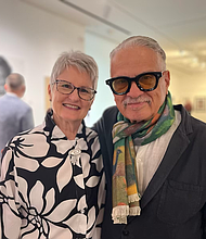 Kathy Wortham with ART Collector – Andy MORAN