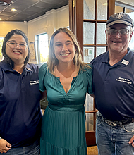 (L to R) Sandra Levine, Kendra Camarena, Burt Levine