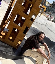 D. Lamar Preston is a sculptor based in Chicago. Photo provided by Pigment International.