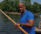 Producer Horace Scruggs III paddles on the river. His film “Reclaiming the River: African American Life on Historic Rivers” is part of the Richmond Folk Festival’s “Riverlore” launch event.