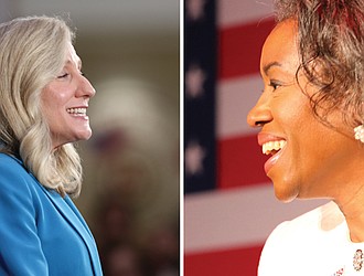 Abigail Spanberger (left) Winston Earle-Sears (right)
