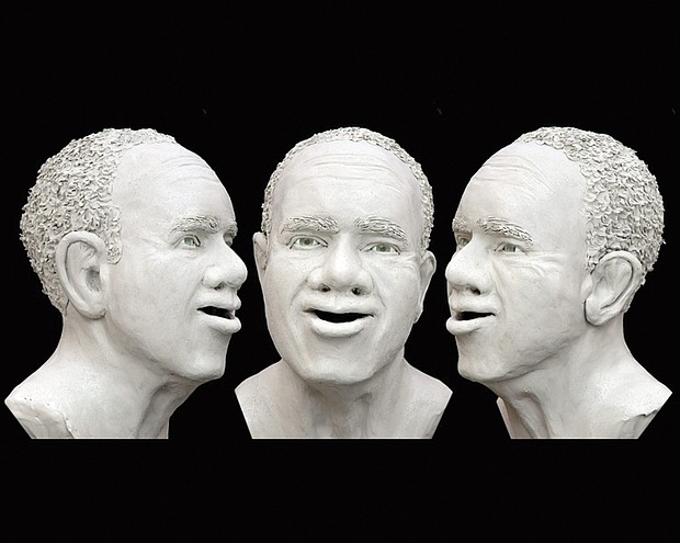 A computer simulation shows what the man may have looked like.