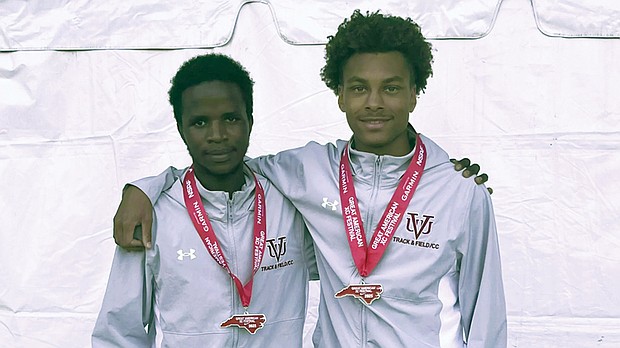 Rodgers Korir and Darryl Hawkins Jr.
