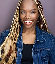 Charity Arianna portrays Nabulingi in “The Book of Mormon.” Photo provided by Broadway in Chicago.