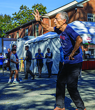 A Taste of Armenia-Richmond’s oldest and longest-running food festival returned Friday, Oct. 3, as St. James Armenian Church on the corner of Patterson and Pepper hosted its annual Armenian Food Festival. The two-day event brought the community together for authentic Armenian cuisine, from savory kebabs to sweet pastries. The festival showcased not just food, but the warmth of a community keeping its rich cultural traditions alive. Gro Hovhannsyan dances to music by the band Hooshere and the VA Roonks at the event. (Julianne Tripp Hillian/Richmond Free Press)