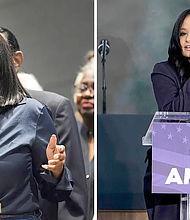 Jasmine Crockett and Katrina Pierson