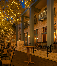 Holiday Lights on Aunt Mary's Porch - Hyatt Regency Hill Country Resort and Villas