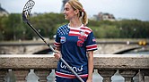 Suzi Lindquist, a Henrico High School graduate now playing in France, will represent the United States at the Women’s World Floorball Championships in Czechia on Dec. 6. Lindquist, pictured in Paris, began her athletic journey on local ice rinks and field hockey fields.