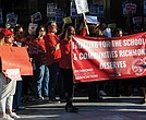 Richmond Public Schools administrators and union representatives met last week to begin discussions on changes to the collective bargaining process. Community members and educators gather outside City Hall on Oct. 6, to show support for the unions and urge a collaborative approach to the negotiations.