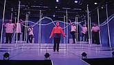 Marcus Antonio, center, plays Usher in Richmond Triangle Players and Firehouse Theatre’s production of “A Strange Loop,” which won six awards at the 17th annual Richmond Theatre Community Circle Awards.