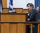 Andrew Breton, 1st District City Council member, discusses a proposal to boost transparency by expanding the city’s open data program and creating an online Freedom of Information Act library, during the council’s Governmental Operations Committee meeting Oct. 22, at City Hall.
