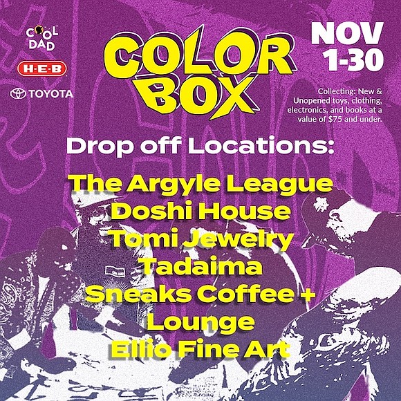 CoolxDad’s Color Box donation drive returns for its fifth year, uniting Houston families, local businesses, and community members to provide …